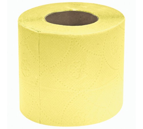 Бумага туалетная бытовая, спайка 8 шт., 2-х слойная, (8х19 м), LAIMA, аромат ромашки, 128721