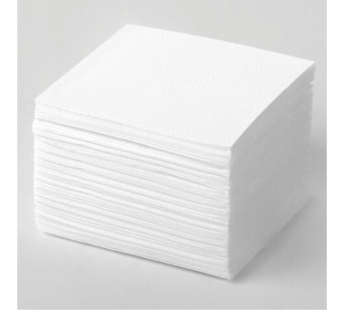 Салфетки бумажные 250 штук, 24х24 см, LAIMA, белые, 100% целлюлоза, 128728