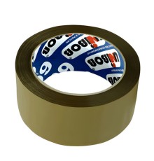 Клейкая лента упаковочная, 48 мм х 66 м, КОРИЧНЕВАЯ, толщина 45 микрон, UNIBOB 600, 29342