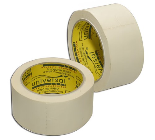 Клейкая лента малярная 48 мм х 25 м, потребительская, 01649