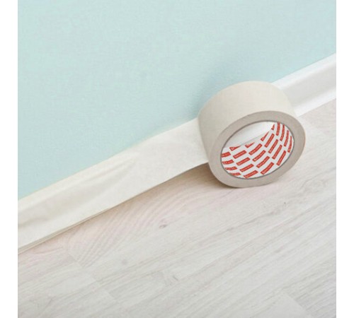 Клейкая лента малярная креппированная 48 мм x 25 м (реальная длина!), профессиональная, BRAUBERG, 226428