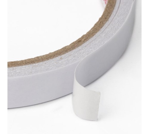 Клейкая двухсторонняя лента 12 мм х 10 м, БУМАЖНАЯ ОСНОВА, BRAUBERG, 227267