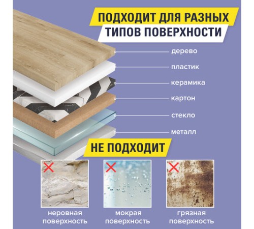 Клейкая двухсторонняя лента 19 мм х 3,5 м, НА ВСПЕНЕННОЙ ОСНОВЕ, 1 мм, прочная, BRAUBERG, 228326