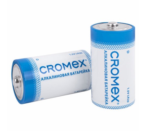 Батарейки алкалиновые КОМПЛЕКТ 4 шт., CROMEX (КРОМЕКС) Alkaline, D (LR20, 13А), короб, 456454 Батарейки алкалиновые КОМПЛЕКТ 4 шт., CROMEX (КРОМЕКС) Alkaline, D (LR20, 13А), короб, 456454