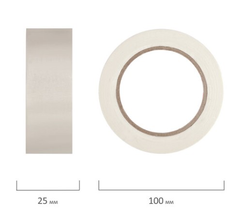 Клейкая лента малярная креппированная 25 мм x 25 м, STAFF, 229058