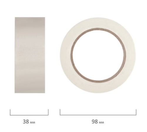 Клейкая лента малярная креппированная 38 мм x 25 м, STAFF, 229059