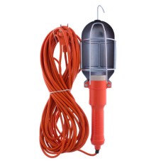 Светильник фонарь переноска СТАРТ, ударопрочный, провод 15 м, от сети, цоколь E27, CLB 101-15M, 14067