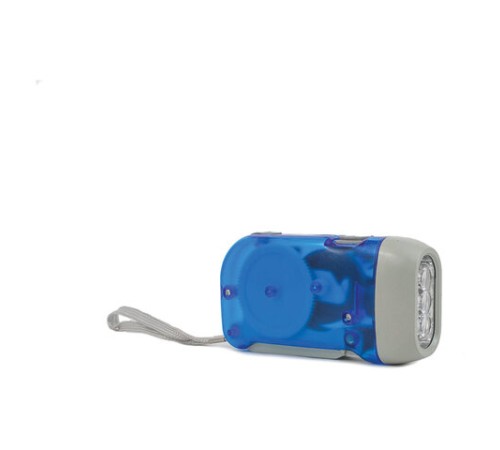 Динамо-фонарь аккумуляторный СТАРТ 3хLED, заряд от движения рычагом, LDE 701-B1, 12251