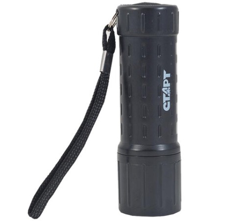 Фонарь компактный СТАРТ 9Вт LED, 3хААА (не в комплекте), LHE 202-C1, 12465