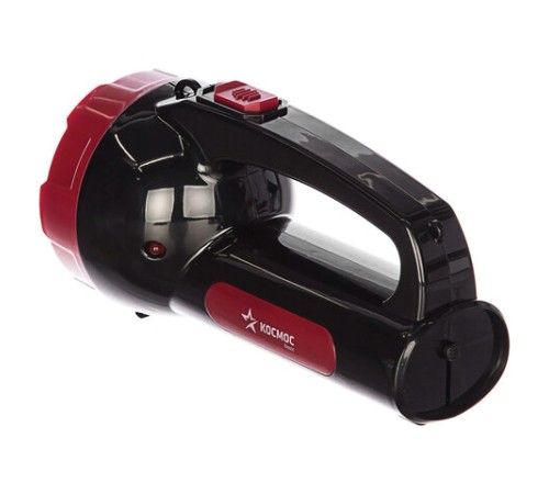 Фонарь аккумуляторный КОСМОС 5 Вт LED, выдвижная вилка, заряд от сети, KOCAc9105WLED