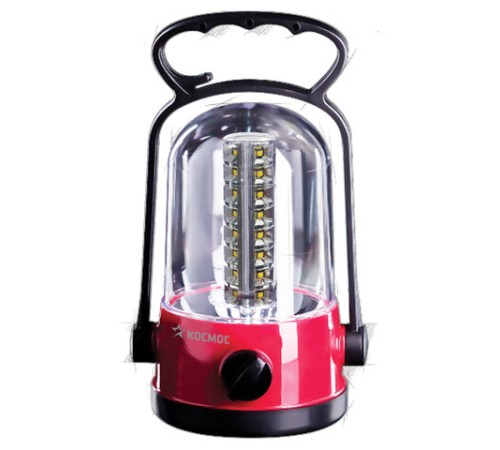 Фонарь туристический аккумуляторный КОСМОС 32хLED, заряд от сети, КОС6010LED, KOCAc6010LED