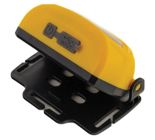 Фонарь налобный аккумуляторный КОСМОС 3 Вт СОВ, Li-pol, заряд от USB, KOC-LiPoH3WCOB