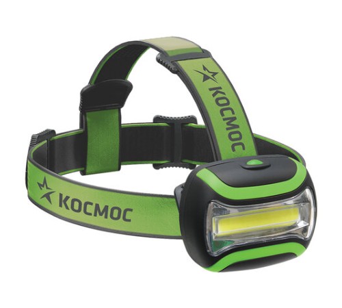 Фонарь налобный КОСМОС, 3 Вт COB, 3 режима, питание 3хAАA (в комплект не входят), KOC-H3WCOBLED