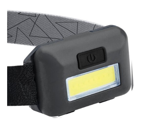 Фонарь налобный КОСМОС, 3 Вт СОВ, 3 режима, питание 3хAAА (в комплект не входят), KOC-H101-COB