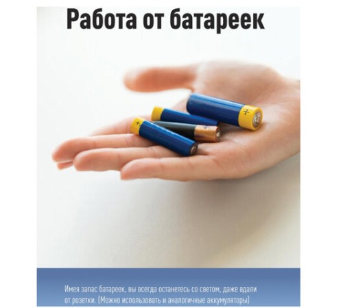Фонарь налобный КОСМОС, 3 Вт СОВ, 3 режима, питание 3хAAА (в комплект не входят), KOC-H101-COB