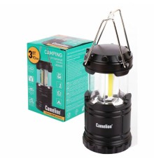 Фонарь туристический CAMELION 3Вт LED, питание 3xAAА (не в комплекте), контейнер и магнит, LED5632