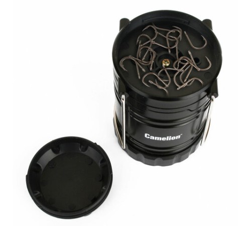 Фонарь туристический CAMELION 3Вт LED, питание 3xAAА (не в комплекте), контейнер и магнит, LED5632