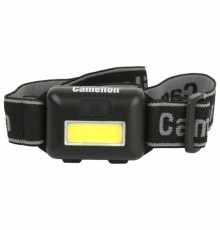 Фонарь налобный CAMELION 1 Вт COB, 3 режима, питание 3хAAА (не в комплекте), LED5355