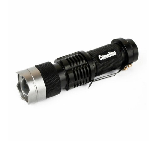 Фонарь CAMELION XP-E, ЯРКИЙ, ZOOM, 3 режима, питание 1хAA, LED5135