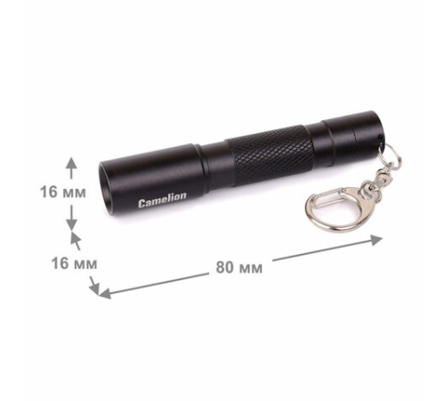 Фонарь компактный CAMELION XP-E, ЯРКИЙ, ZOOM, 3 режима, питание 1хAAА (не в комплекте), LED51532