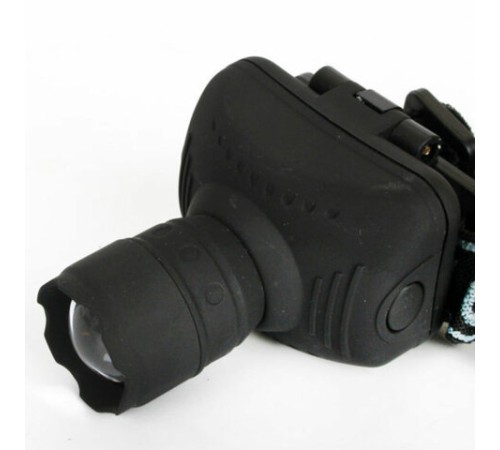 Фонарь налобный ULTRAFLASH 1Вт LED, ZOOM, 3 режима, питание 3хААА (не в комплекте), LED5354
