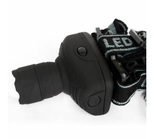 Фонарь налобный ULTRAFLASH 1Вт LED, ZOOM, 3 режима, питание 3хААА (не в комплекте), LED5354