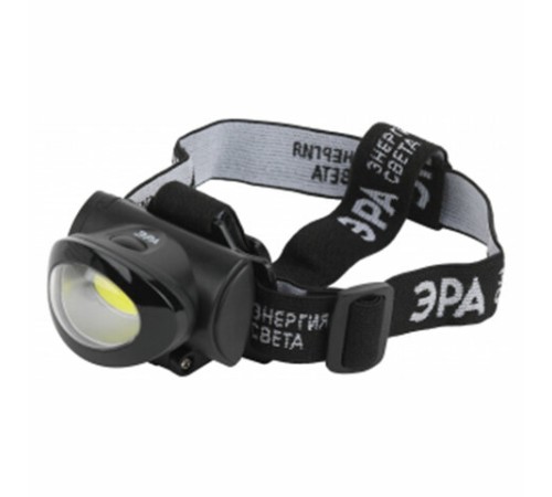 Фонарь налобный ЭРА 5Вт COB, 3 режима, сенсорная кнопка, питание 3хААА (не в комплекте), GB-601, Б0027818