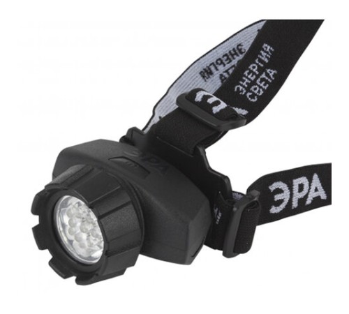Фонарь налобный ЭРА 7xLED, 4 режима, сенсорная кнопка, питание 3хААА (не в комплекте), GB-602, Б0031382