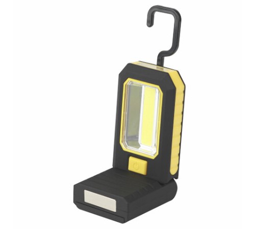Фонарь ЭРА 5Вт COB+3xLED, поворотный 90, крючок, магниты, питание 3xAAA (не в комплекте), RB-704, Б0029179