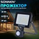 Прожектор светодиодный с датчиком движения 20 Вт, 6500 К, 1600 Лм, 20 м2, IP65, 122х146х51 мм, черный, SONNEN, 238416