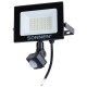 Прожектор светодиодный с датчиком движения 30 Вт, 6500 К, 2400 Лм, 30 м2, IP65, 161х146х51 мм, черный, SONNEN, 238417