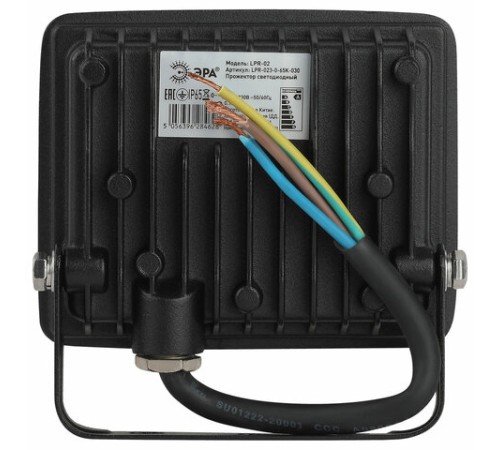 Прожектор светодиодный ЭРА, 30 (250) Вт, 6500 К, 2400 Лм, IP65, LPR-023-0-65K-030, Б0052023