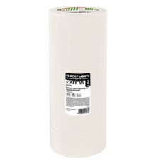Клейкая лента малярная креппированная 48 мм x 50 м, КОМПЛЕКТ 6 шт., STAFF 