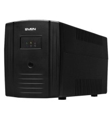 Источник бесперебойного питания SVEN Pro 1000, 1000VA (720W), 3 евророзетки, 2 розетки RJ45, SV-013868