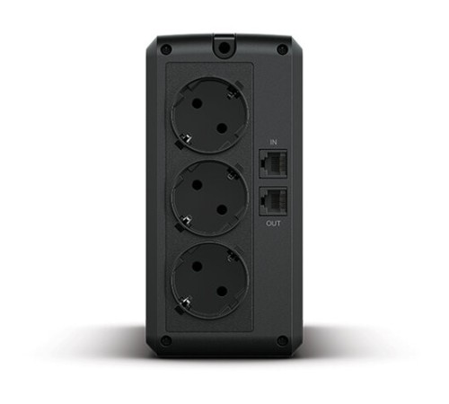 Источник бесперебойного питания CYBERPOWER UT650EG, 650 VA (360 W), 3 евророзетки, 2 розетки RJ-45