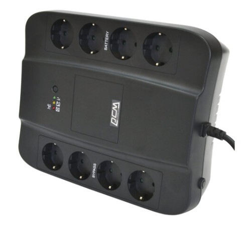 Источник бесперебойного питания POWERCOM Spider SPD-850N, 850 VA (510W), 8 евророзеток, 332715