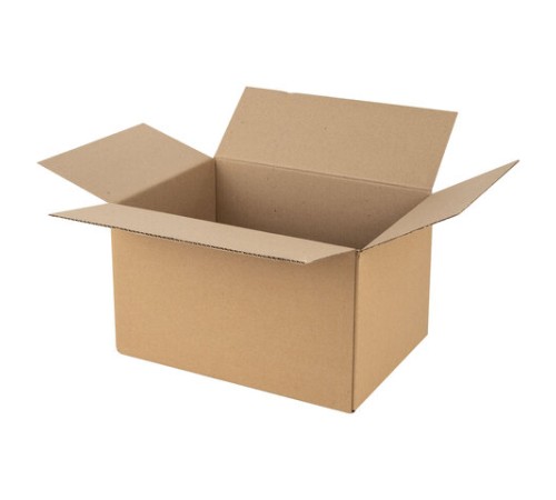 Гофрокороб, длина 380 мм х ширина 280 мм х высота 225 мм, марка Т22, профиль В, FEFCO 0201 / ГОСТ, исполнение А, 440055