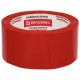 Клейкая лента упаковочная 48 мм х 66 м, КРАСНАЯ, толщина 45 микрон, BRAUBERG, 440074