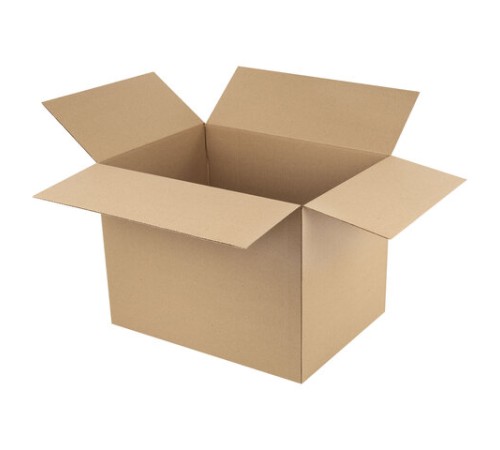 Гофрокороб, длина 500 мм х ширина 370 мм х высота 370 мм, марка Т22, профиль В, FEFCO 0201 / ГОСТ, исполнение А, 440107