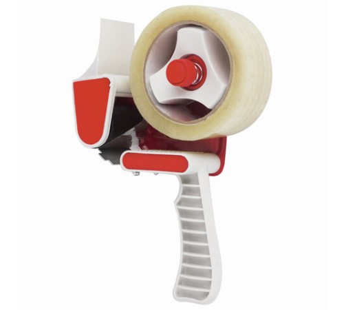Диспенсер для клейкой упаковочной ленты шириной до 50 мм, пластик, STAFF 