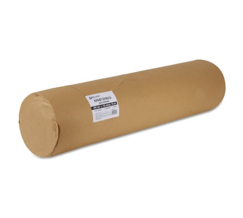 Крафт-бумага в рулоне, 840 мм x 150 м, плотность 78 г/м2, Марка А (Коммунар), BRAUBERG, 440147