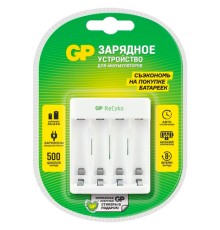 Зарядное устройство GP Е411 для 4-х аккумуляторов, блистер, Е411CS-2CR1