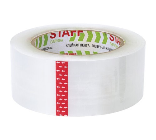 Клейкая лента 48 мм х 150 м упаковочная, прозрачная, толщина 40 микрон, STAFF CLASSIC, 440178