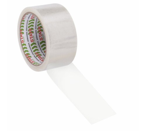 Клейкие ленты упаковочные 48 мм х 66 м, КОМПЛЕКТ 6 шт., прозрачные, 40 микрон, STAFF BIG PACK, 440179