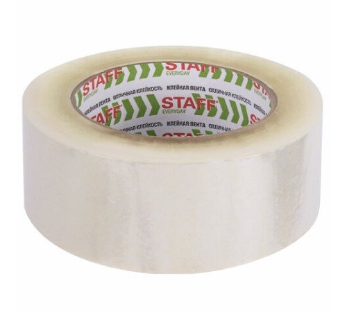 Клейкие ленты упаковочные 48 мм х 120 м, КОМПЛЕКТ 6 шт., прозрачные, 40 микрон, STAFF BIG PACK, 440180