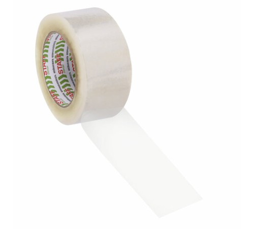 Клейкие ленты упаковочные 48 мм х 120 м, КОМПЛЕКТ 6 шт., прозрачные, 40 микрон, STAFF BIG PACK, 440180