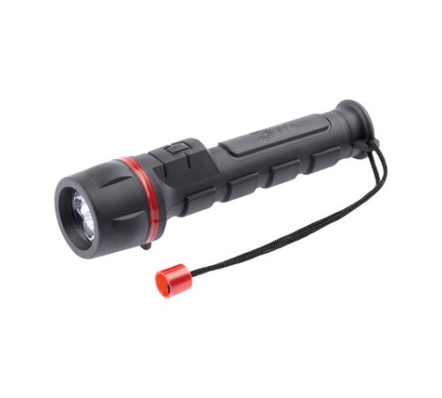 Фонарь ЭРА 3xLED, обрезиненный корпус, влагозащита, 2xAA (не в комплекте), R2AA