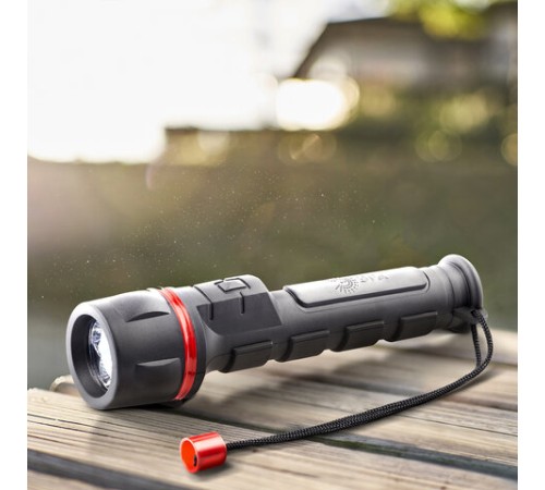 Фонарь ЭРА 3xLED, обрезиненный корпус, влагозащита, 2xAA (не в комплекте), R2AA