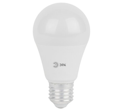 Лампа светодиодная ЭРА STD, 21 (175) Вт, цоколь E27, груша, теплый белый свет, 25000 ч., LED A65-21W-827-E27, Б0035331