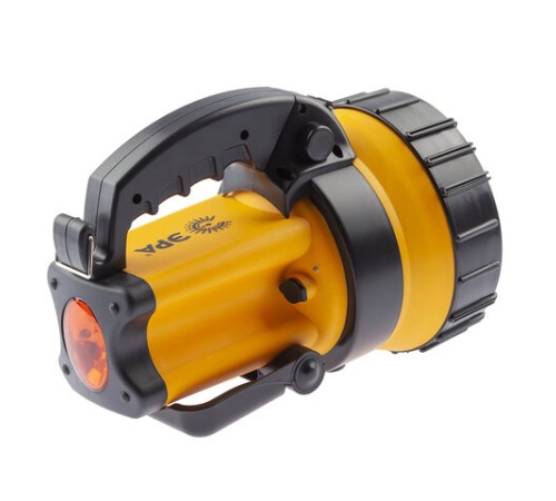 Фонарь-прожектор аккумуляторный ЭРА 37xLED+4xRED, заряд от авто и сети (в комплекте), ремень, PA-603